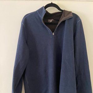 Johnston & Murphy Men's Reversible Quarter Zip